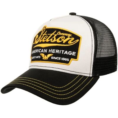Casquette Trucker American Heritage Stetson - noire - Publicité Casquette Trucker American Heritage Stetson - noire - Publicité