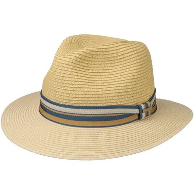 Stetson Toyo Traveller Straw Hat - Beige - UV Protection Stetson Toyo Traveller Straw Hat - Beige - UV Protection