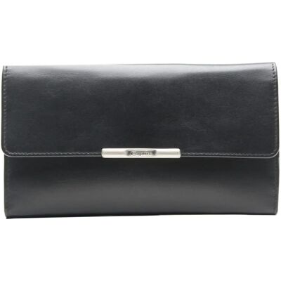 Esquire Helena Geldbörse - Leder, 18cm, Schwarz - Geldbörse Esquire Helena Geldbörse - Leder, 18cm, Schwarz - Geldbörse