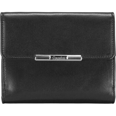 Esquire Helena Geldbörse - Leder - 12cm - Schwarz - Geldbörse Esquire Helena Geldbörse - Leder - 12cm - Schwarz - Geldbörse