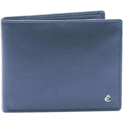 Esquire Harry Geldbörse - RFID Leder - 11 cm - Blau Esquire Harry Geldbörse - RFID Leder - 11 cm - Blau