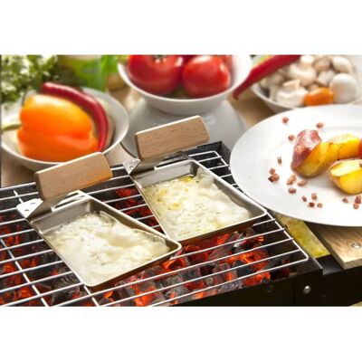 HECHT - Gustico - 2er Set - Höhe 2 cm - Grillpfanne HECHT - Gustico - 2er Set - Höhe 2 cm - Grillpfanne