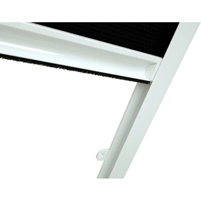 Hecht International Dachfensterplissee - 110x160 cm - Schwarz-Weiß - Lichtschutz Hecht International Dachfensterplissee - 110x160 cm - Schwarz-Weiß - Lichtschutz