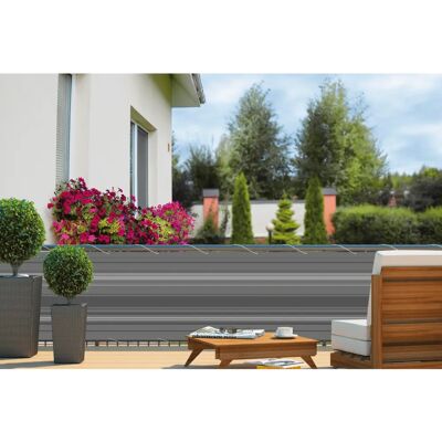 HECHT INTERNATIONAL 90x600cm Balkon Sichtschutz - Wetterfester Stoff HECHT INTERNATIONAL 90x600cm Balkon Sichtschutz - Wetterfester Stoff