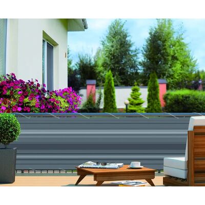 HECHT INTERNATIONAL 90x600cm Balkon Sichtschutz - Wetterfester Stoff HECHT INTERNATIONAL 90x600cm Balkon Sichtschutz - Wetterfester Stoff