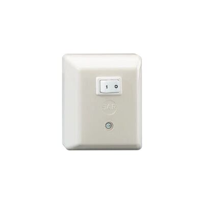 Rutenbeck White High-Current Electrical Switch - SAR Ap - 8A - 230V - IP20 Rutenbeck White High-Current Electrical Switch - SAR Ap - 8A - 230V - IP20