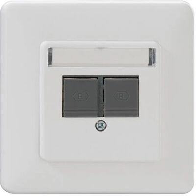 Rutenbeck 139112040 Presa - Bianco - Max 2 Moduli - 6A - IP21 Rutenbeck 139112040 Presa - Bianco - Max 2 Moduli - 6A - IP21