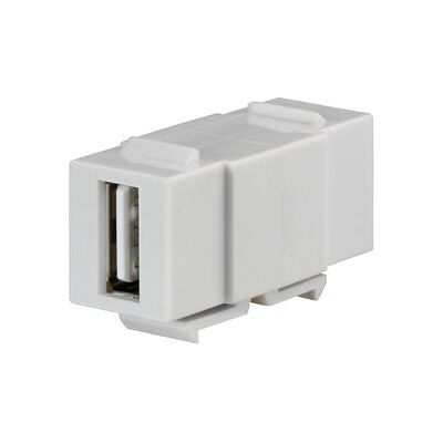 Rutenbeck 17010651 Keystone Modul - USB-A, Weiß, Montageadapter Rutenbeck 17010651 Keystone Modul - USB-A, Weiß, Montageadapter