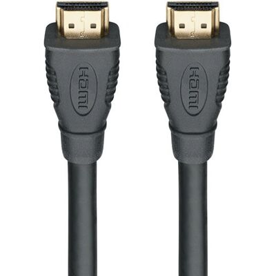 Rutenbeck 21810002 HDMI-Kabel - 2m - Schwarz - HDMI Typ A - Standard - Männlich Rutenbeck 21810002 HDMI-Kabel - 2m - Schwarz - HDMI Typ A - Standard - Männlich
