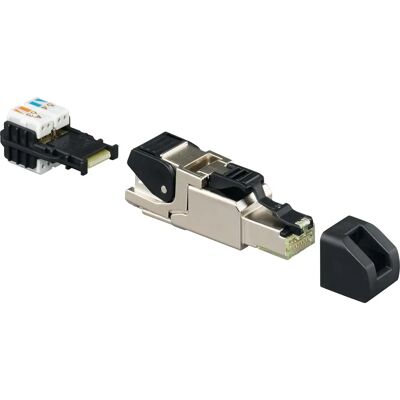 Rutenbeck US-Cat.6A iso B - Netzwerkkonnektor - Schwarz - IP20 - Abschirmung - RJ45 Rutenbeck US-Cat.6A iso B - Netzwerkkonnektor - Schwarz - IP20 - Abschirmung - RJ45