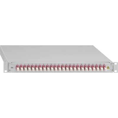 Rutenbeck 228030124 boîte de fusion - 24 ports, gris, rack 19 pouces Rutenbeck 228030124 boîte de fusion - 24 ports, gris, rack 19 pouces