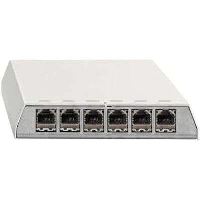 Rutenbeck PP-Cat.6A #23611106 6 Ports Patch Panel blanc Rutenbeck PP-Cat.6A #23611106 6 Ports Patch Panel blanc