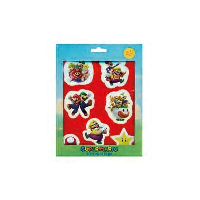 Undercover SUMB0061 Kinderaufkleber - Super Mario - 8 Bögen Undercover SUMB0061 Kinderaufkleber - Super Mario - 8 Bögen