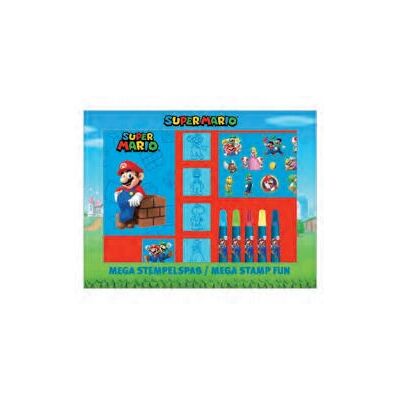 Super Mario Kleuren en Stempels Set - Creatieve Kit Super Mario Kleuren en Stempels Set - Creatieve Kit