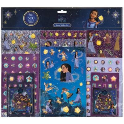 Undercover Disney Wish Barnetatoveringer - Super klistremerkesett Undercover Disney Wish Barnetatoveringer - Super klistremerkesett
