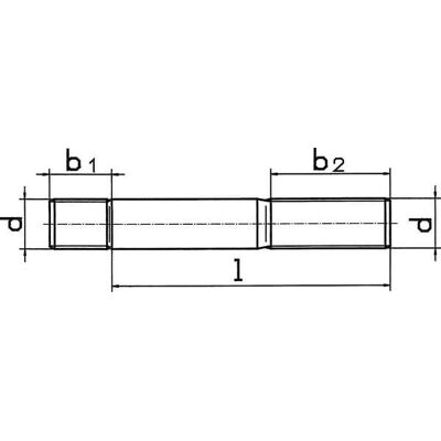 Unbranded - M16x70 - DIN 939 - 8.8 - Screw Unbranded - M16x70 - DIN 939 - 8.8 - Screw
