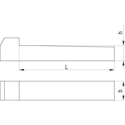 Nobrand - DIN 6887 - Ø8 - 63x7 - Wedge Nobrand - DIN 6887 - Ø8 - 63x7 - Wedge