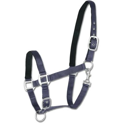 Waldhausen Perlonhalfter Satin PON Blau - Pferdehalfter Waldhausen Perlonhalfter Satin PON Blau - Pferdehalfter