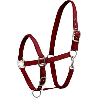 Waldhausen Perlonhalfter Satin WB Bordeaux - Pferdegurt Waldhausen Perlonhalfter Satin WB Bordeaux - Pferdegurt