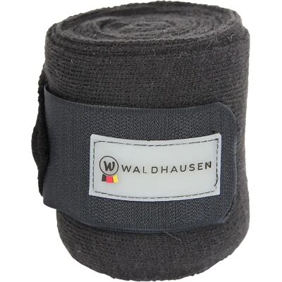 Vendajes para caballos negros Waldhausen - 3m Paquete doble Vendajes para caballos negros Waldhausen - 3m Paquete doble