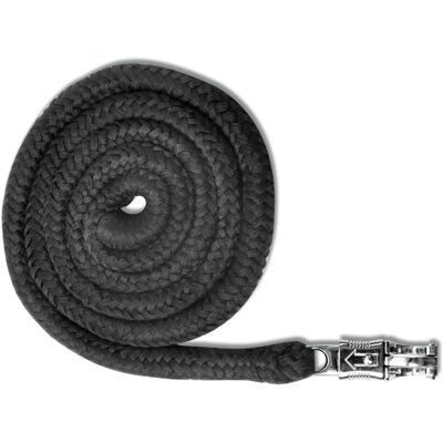 Corde d'attache Waldhausen - 2m Noir, Crochet de panique, Taille écologique - Publicité Corde d'attache Waldhausen - 2m Noir, Crochet de panique, Taille écologique - Publicité