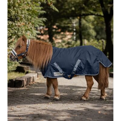 Couverture Pluie Shetland Navy - Couverture pour Cheval - Publicité Couverture Pluie Shetland Navy - Couverture pour Cheval - Publicité