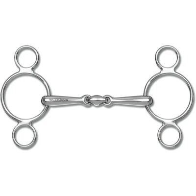 Waldhausen - Mors 3 Anneaux - 16mm - Argent - Bit - Publicité Waldhausen - Mors 3 Anneaux - 16mm - Argent - Bit - Publicité