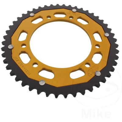Zf Gold Dual Rear Sprocket for Scooter - Fits Motorhispania Furia 50, Ryz 50, Malaguti Xtm 50 Zf Gold Dual Rear Sprocket for Scooter - Fits Motorhispania Furia 50, Ryz 50, Malaguti Xtm 50