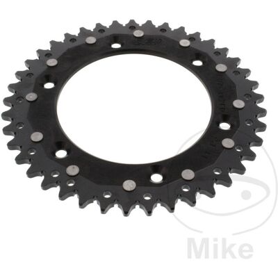 Zf 520 Black Dual Crown 41 Teeth Motorcycle Sprocket Zf 520 Black Dual Crown 41 Teeth Motorcycle Sprocket