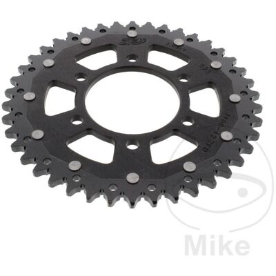 Kawasaki Rear Sprocket - 42T Dual 525 P - Black - Rear Sprocket Kawasaki Rear Sprocket - 42T Dual 525 P - Black - Rear Sprocket