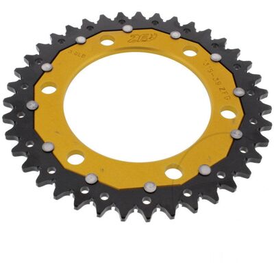 Zf Dual 39T Gold Rear Sprocket - Motorcycle Part Zf Dual 39T Gold Rear Sprocket - Motorcycle Part