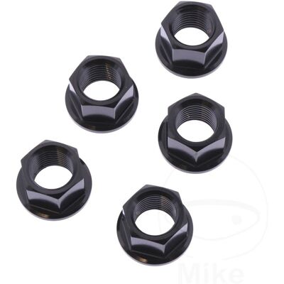 Jmp Motorcycle Sprocket Nut Kit - Black - Fits Multiple Honda and Triumph Models Jmp Motorcycle Sprocket Nut Kit - Black - Fits Multiple Honda and Triumph Models