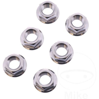 JMP Set 6 Motorcycle Sprockets - Minuteria Titanio JMP Set 6 Motorcycle Sprockets - Minuteria Titanio