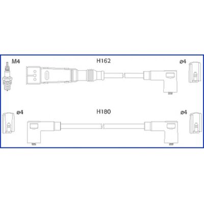 Hitachi 134711 Tændrørsæt - Tændingssystem Hitachi 134711 Tændrørsæt - Tændingssystem