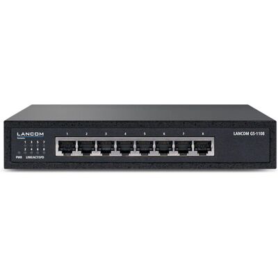 Lancom Systems GS-1108 - 8-Port Gigabit Ethernet Switch - Zuverlässiges Netzwerk Lancom Systems GS-1108 - 8-Port Gigabit Ethernet Switch - Zuverlässiges Netzwerk