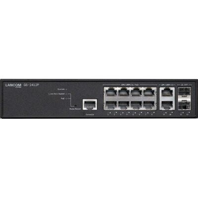 Switch gestito Lancom GS-2412P - Ethernet Gigabit con PoE Switch gestito Lancom GS-2412P - Ethernet Gigabit con PoE