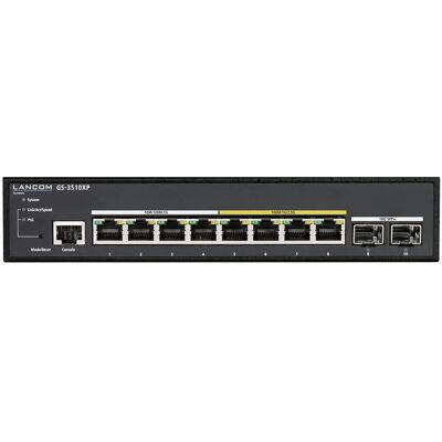 Switch Layer 3 gestionado LANCOM GS-3510XP - 4x 2.5G, 4x 1G, 2x 10G SFP+ - PoE+ - IPv6/IPv4 Switch Layer 3 gestionado LANCOM GS-3510XP - 4x 2.5G, 4x 1G, 2x 10G SFP+ - PoE+ - IPv6/IPv4