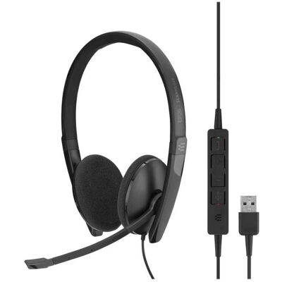 Sennheiser Auriculares Binaurales USB - NEGRO Sennheiser Auriculares Binaurales USB - NEGRO