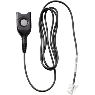 Sennheiser CSTD 01-1 Headset-Anschlusskabel - 1m, Schwarz, RJ9 Sennheiser CSTD 01-1 Headset-Anschlusskabel - 1m, Schwarz, RJ9