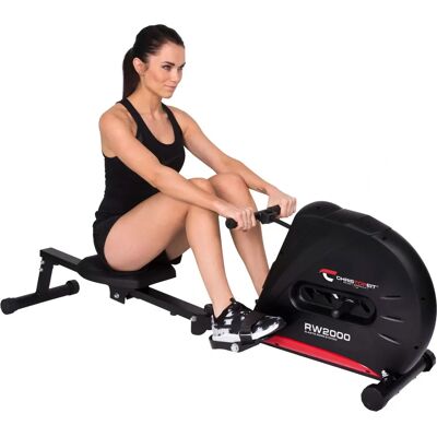 Christopeit Sport RW 2000 Black Edition - Rudergerät - Ganzkörpertraining - 4 Widerstandsstufen Christopeit Sport RW 2000 Black Edition - Rudergerät - Ganzkörpertraining - 4 Widerstandsstufen
