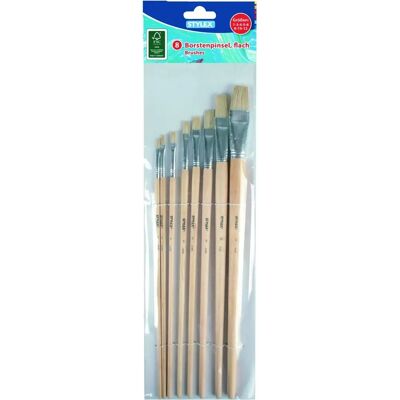 Stylex 28682 Kunstenaarskwasten Set - 8 stuks Stylex 28682 Kunstenaarskwasten Set - 8 stuks