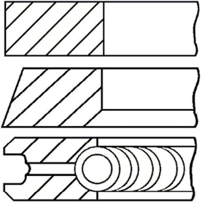 GOETZE 08-439100-10 Kit de Segments de Pistons - Moteur GOETZE 08-439100-10 Kit de Segments de Pistons - Moteur
