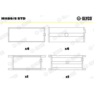 Glyco GS9955SA, GS9956SA - Kraftoverføringsleje Glyco GS9955SA, GS9956SA - Kraftoverføringsleje