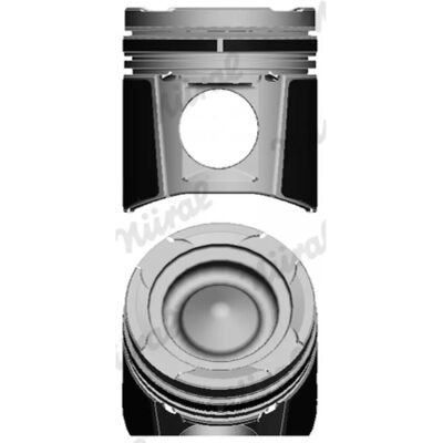 NURAL 87-143800-50 Piston - Cylinder 128mm, Height 134,25mm, Cooling channel NURAL 87-143800-50 Piston - Cylinder 128mm, Height 134,25mm, Cooling channel