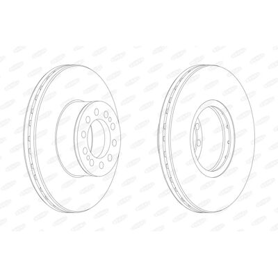 BERAL BCR330A Ventilated Brake Disc - TGL BERAL BCR330A Ventilated Brake Disc - TGL
