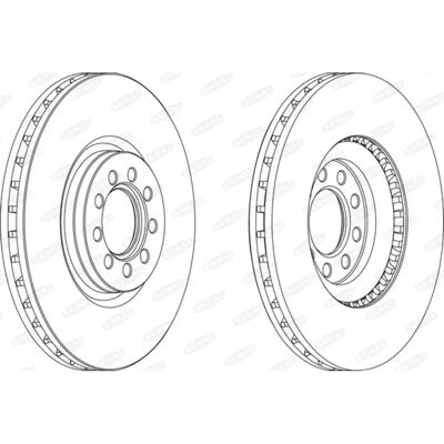 BERAL BCR317A Ventilated Brake Disc - IVECO Daily 4 & 6 BERAL BCR317A Ventilated Brake Disc - IVECO Daily 4 & 6