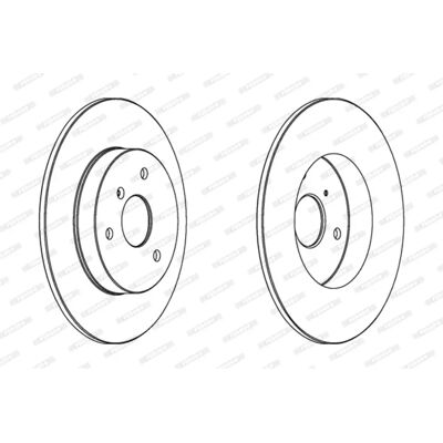 Δίσκος φρένων Ferodo Smart - 3 τρύπες, 9mm πάχος, 280mm διάμετρος - Ανταλλακτικό φρένων Δίσκος φρένων Ferodo Smart - 3 τρύπες, 9mm πάχος, 280mm διάμετρος - Ανταλλακτικό φρένων