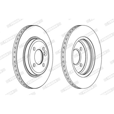 FERODO MINI DDF1127C Αεριζόμενη δισκόπλακα - Δισκόπλακα φρένου FERODO MINI DDF1127C Αεριζόμενη δισκόπλακα - Δισκόπλακα φρένου