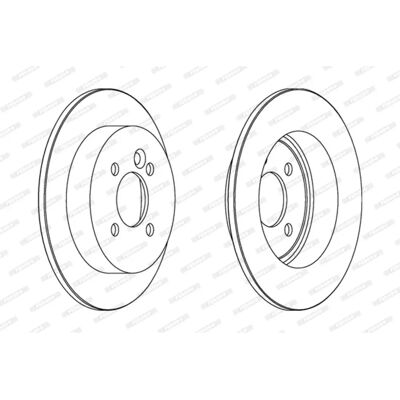 FERODO DDF1128C Πίσω δισκόφρενο - Δίσκος φρένου FERODO DDF1128C Πίσω δισκόφρενο - Δίσκος φρένου