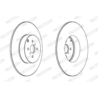 Toyota Corolla Yaris Ferodo Disco Freno - Rivestito Completo 9mm Toyota Corolla Yaris Ferodo Disco Freno - Rivestito Completo 9mm